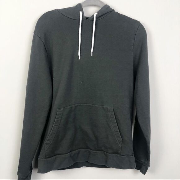 ASOS | Light Black Pullover Hoodie Sweatshirt Women’s Size Medium - Picture 1 of 6